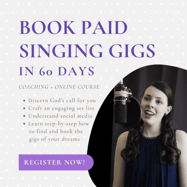 BOOK PAID SINGING GIGS course photo